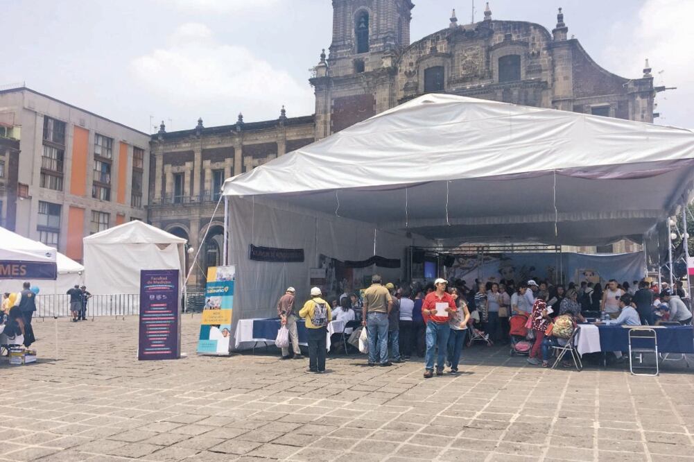 La Plaza será convertida en set a partir del próximo lunes. (CÉSAR HUERTA. EL UNIVERSAL)