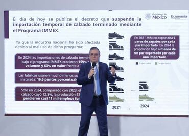 Publican decreto para prohibir importación de calzado terminado; buscan beneficiar a la industria nacional