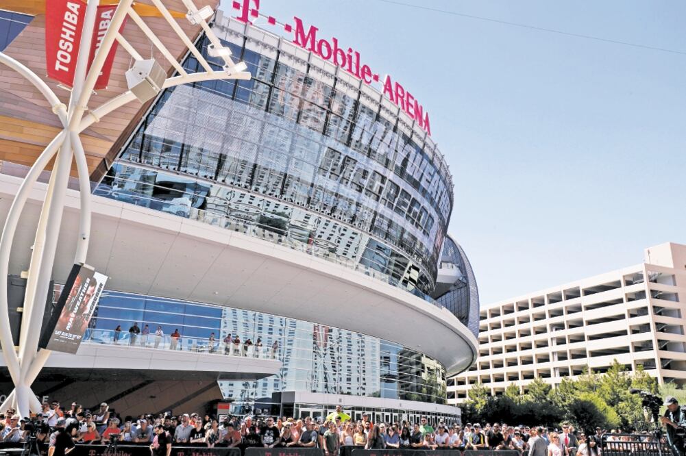 La T-Mobile Arena es un escenario desconocido para "The Money". (STEVE MARCUS. REUTERS)