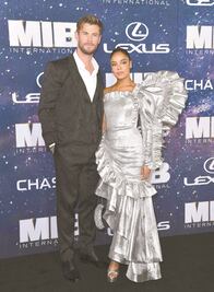 Chris y Tessa, de fans a estrellas de "Men in black"
