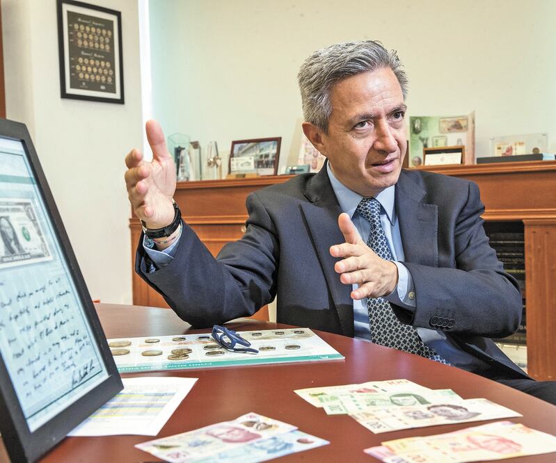 Aleja ndro Alegre, director general de Emisión del Banxico. Foto: ARCHIVO EL UNIVERSAL