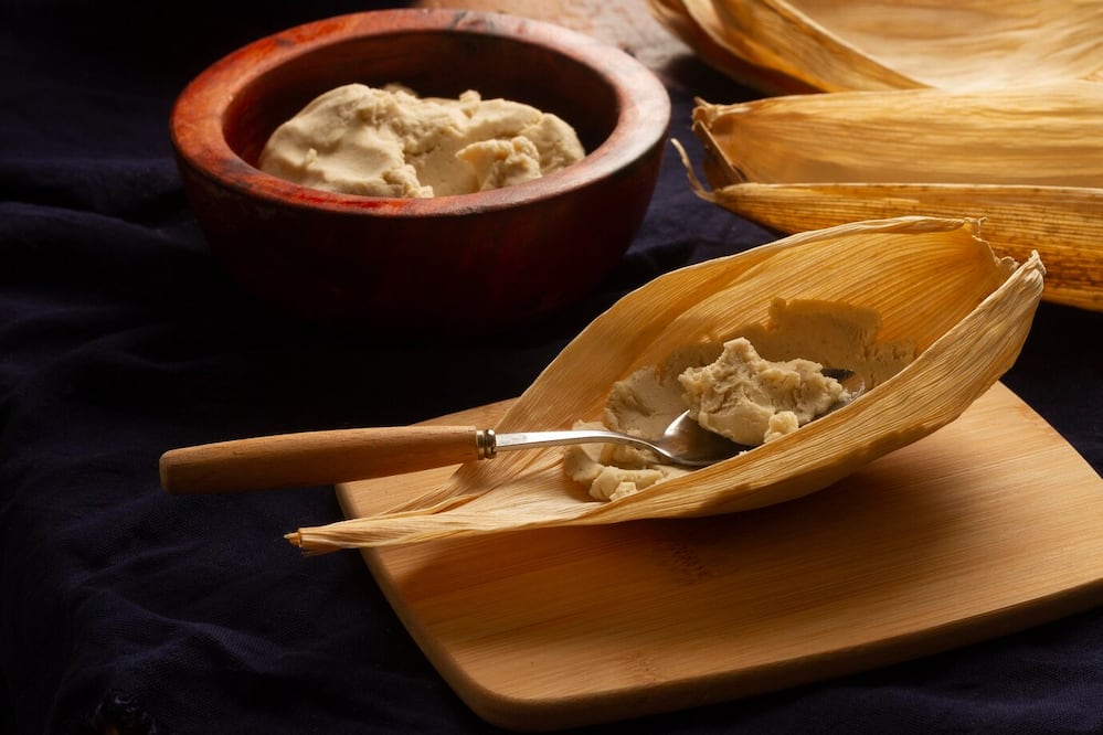 Los tamales tontos se sirven como complemento a otras comidas. Foto: Freepik