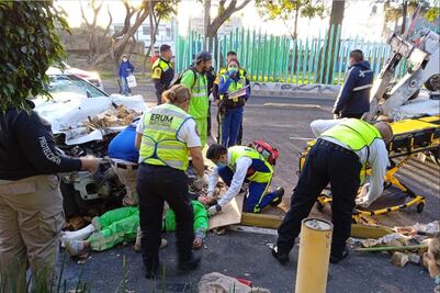 Borracho atropella a 7 trabajadores de limpieza en alcaldía Gustavo A. Madero