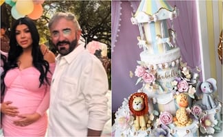 Vicente Fernández Jr. y Mariana González celebran el baby shower de Isabella; podría nacer el mismo día que Chente