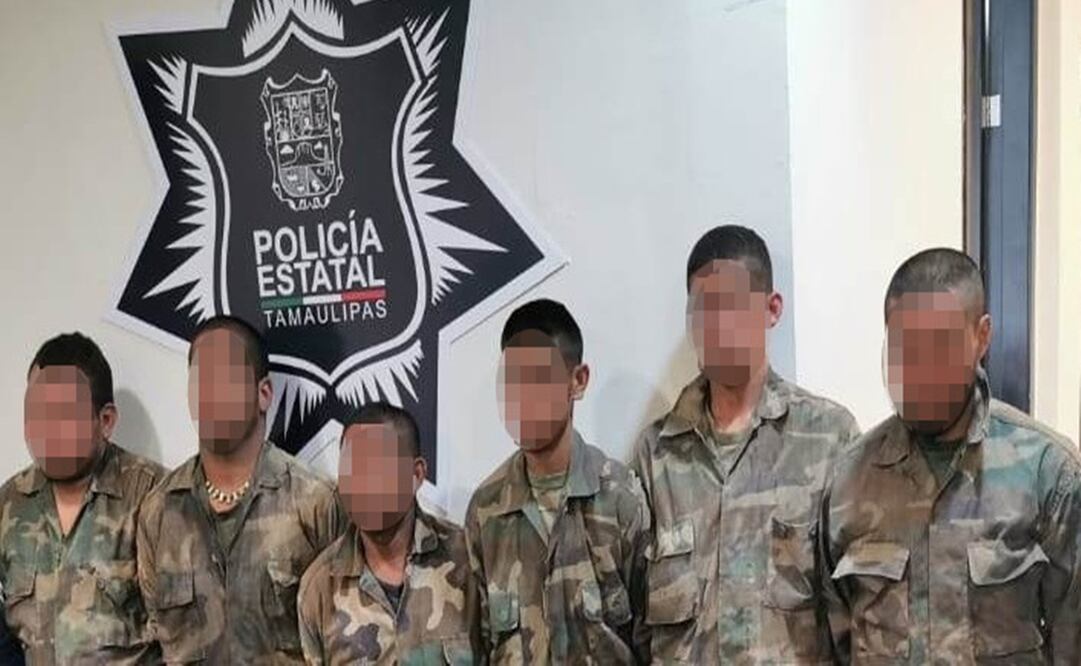 Detienen a seis hombres vestidos como militares en Tamaulipas