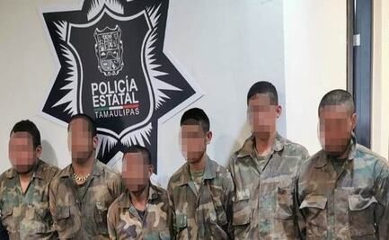 Detienen a seis hombres vestidos como militares en Tamaulipas