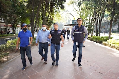 Tabe supervisa reordenamiento del comercio ambulante en la Miguel Hidalgo