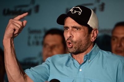 Líder venezolano Henrique Capriles abandonará la coalición opositora