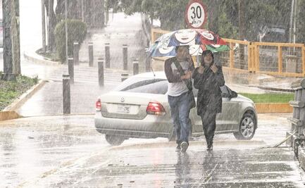 Se espera lluvia y caída de granizo en el Valle de México