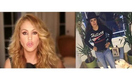 Salma Hayek and Paulina Rubio urge Latinos to “make history”