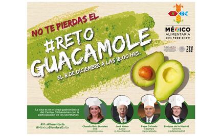 Secretarios se preparan para #RetoGuacamole