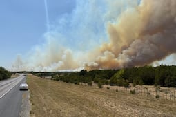 Texas en llamas: incendio arrasa 200 km² en menos de un día y obliga a evacuar