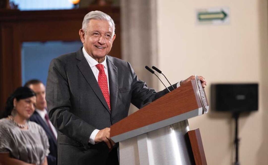 Conferencia de prensa mañanera del presidente López Obrador. Foto: Presidencia 