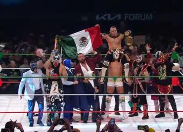 Hijo del Vikingo retiene el Megacampeonato en su debut en WWE; venció a Chad Gable en Worlds Collide