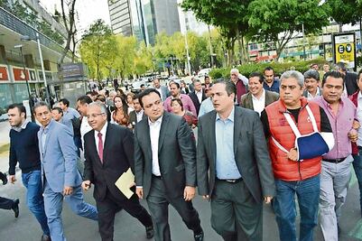 Alcaldes trasladan protesta a la CDMX