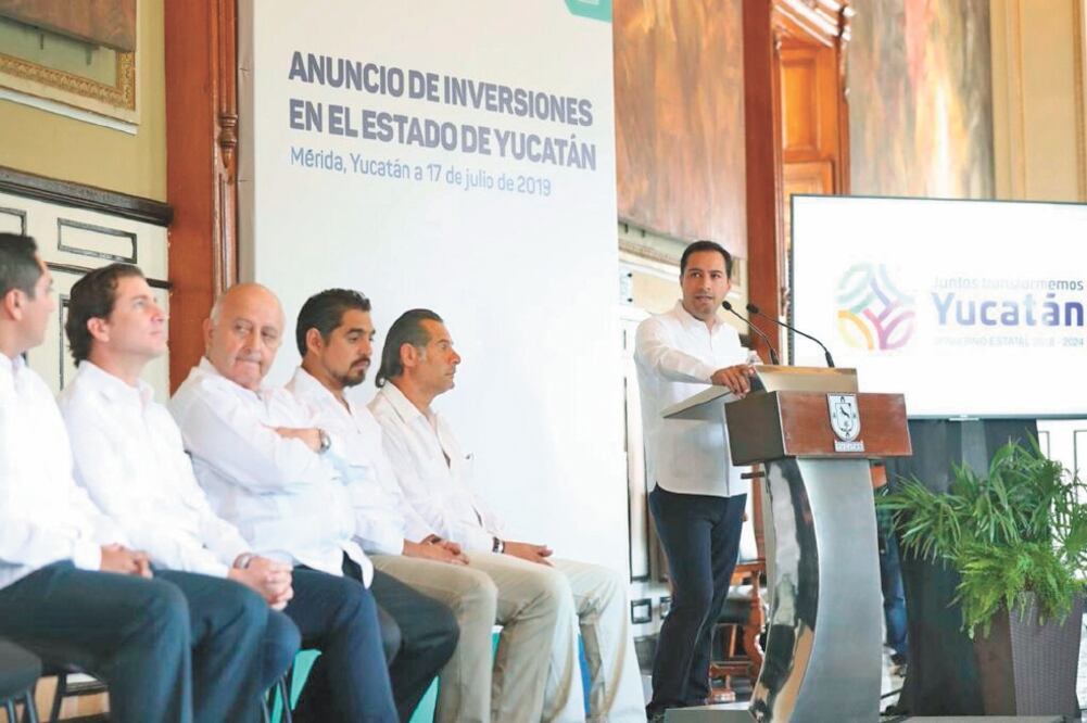 Al dar a conocer la inversión de diferentes empresas en la entidad, el gobernador Mauricio Vila Dosal destacó que ello significa la creación de fuentes de trabajo en diferentes puntos del territorio.