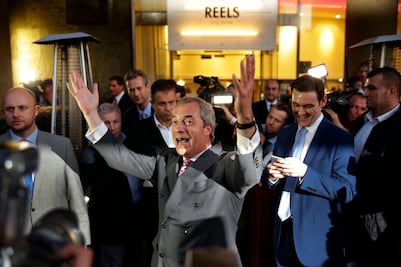 Farage: "¡Amanece en un Reino Unido independiente!"