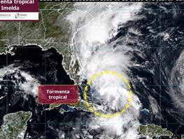 Se forma la tormenta tropical Imelda,  prevén se convierta en huracán; ¿afectará México?