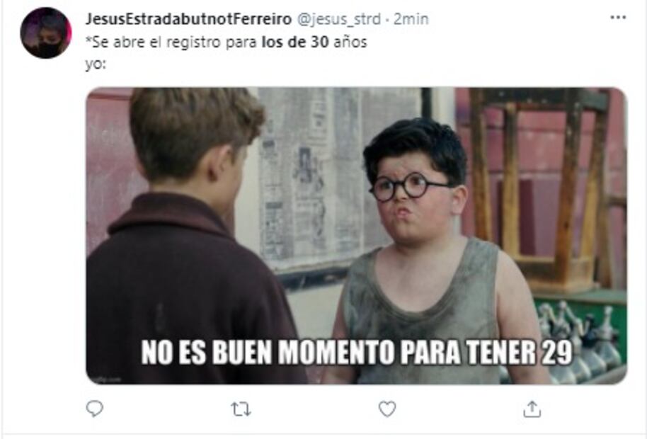 Los de 30 ya pueden registrarse para la vacuna Covid-19, con todo y memes