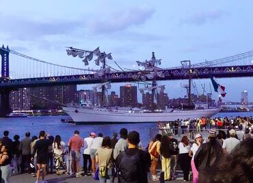 Regresan 172 cadetes del Buque Cuauhtémoc al Puerto de Veracruz; dos permanecen en NY por atención médica