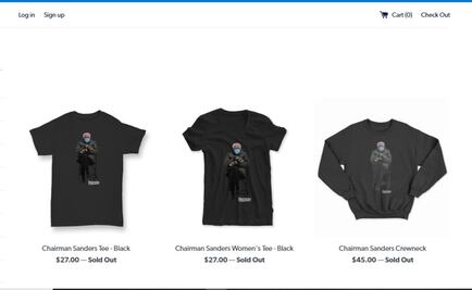Bernie Sanders lanzó las playeras oficiales con su meme estampado
