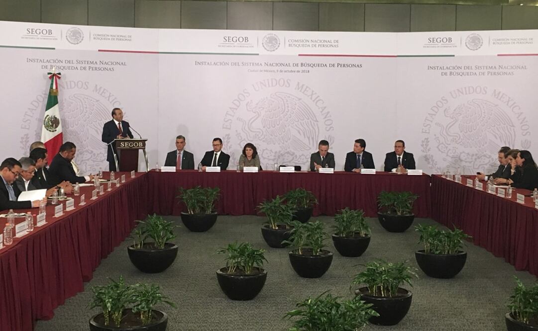 Instalación del Sistema Nacional de Búsqueda de Personas. Foto: Suzzete Alcántara/EL UNIVERSAL