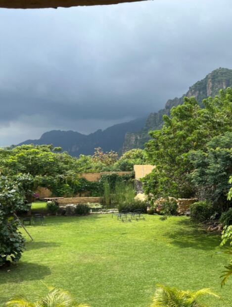 Casa del presidente del Senado, Gerardo Fernández Noroña, en Tepoztlán. Foto: Tomada de la cuenta de la cuenta de X de @fernandeznorona.