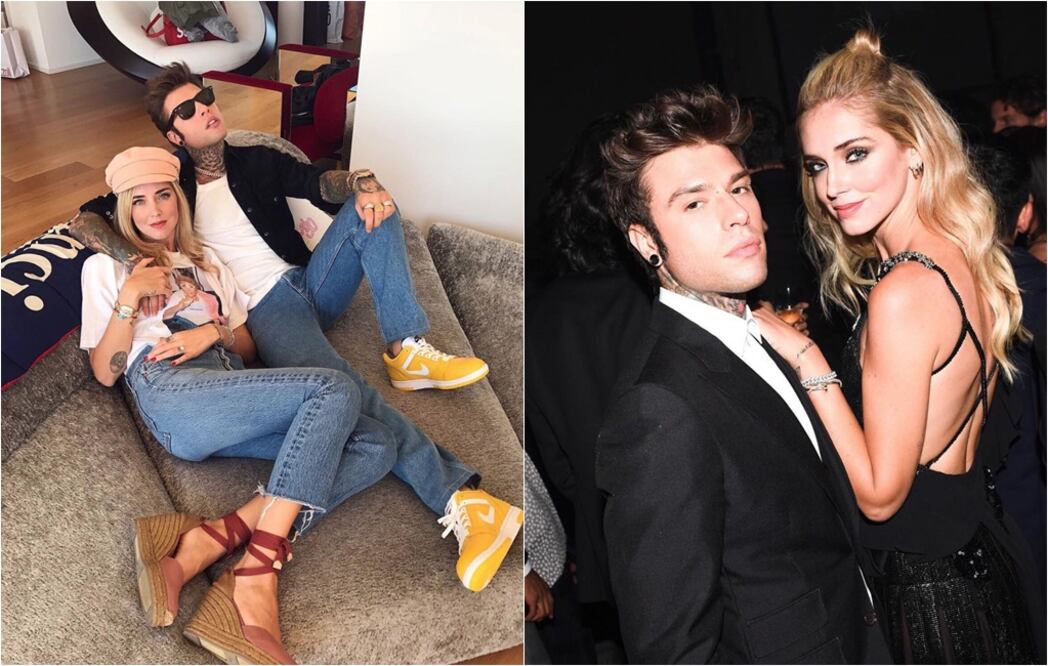 Chiara y Fedez se encuentran en la dulce espera