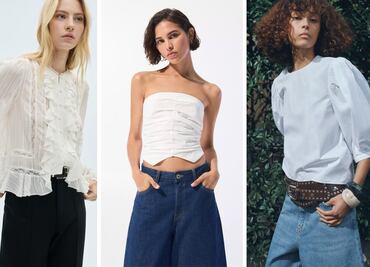 Blusas y camisas blancas para tus outfits de primavera