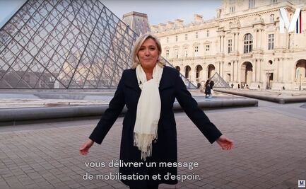 El Louvre pide a Le Pen retirar su video electoral con imágenes del museo
