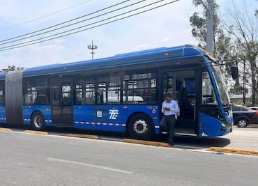 Trolebús de la Línea 13 ya opera en su totalidad tras presencia de manifestantes en Ermita Iztapalapa
