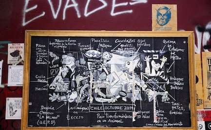 Los muros de Santiago, un museo al aire libre sobre la crisis chilena