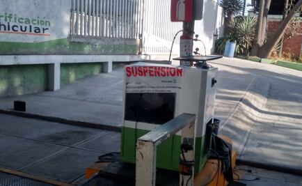 Suspenden verificentro de Atizapán por irregularidades