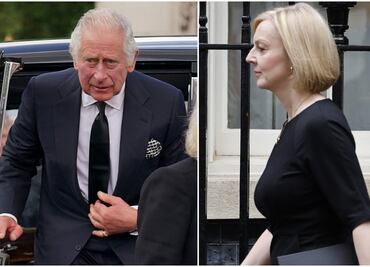 Carlos III mantiene su primera audiencia con la primera ministra Liz Truss tras la muerte de la reina Isabel II