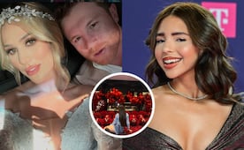 Tras rumores de romance con Ángela Aguilar, Canelo Álvarez celebra su aniversario con Fernanda Gómez