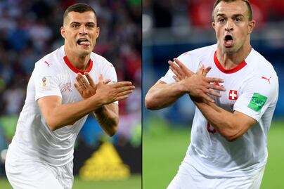 FIFA multa a Xhaka y Shaqiri por polémica celebración