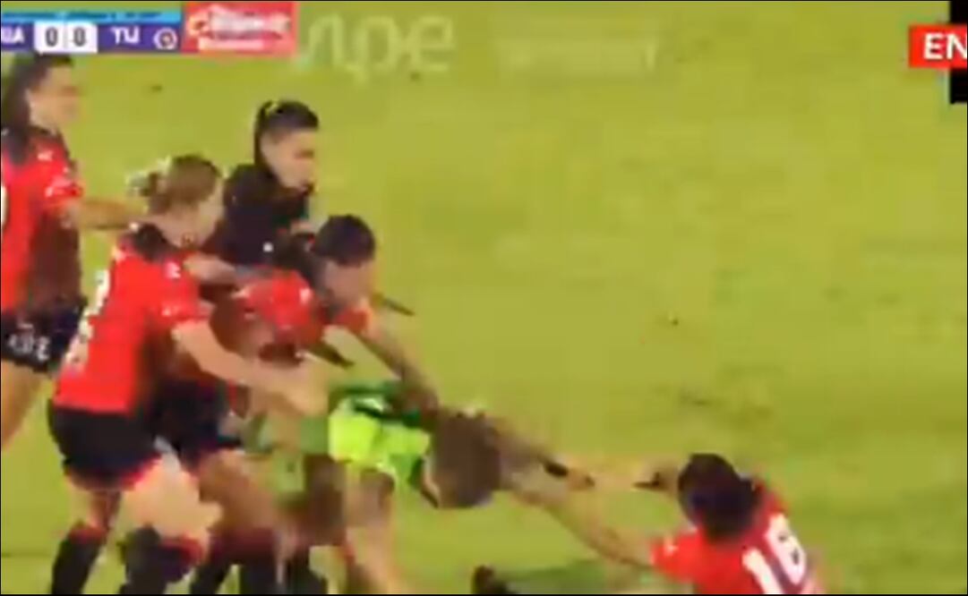 Así fue la pelea en la Liga MX Femenil / Foto: Especiales