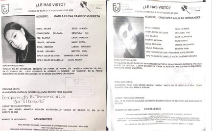 Pide FGJ-CDMX ayuda de la ciudadanía para encontrar a Karla Elena y a Christopher