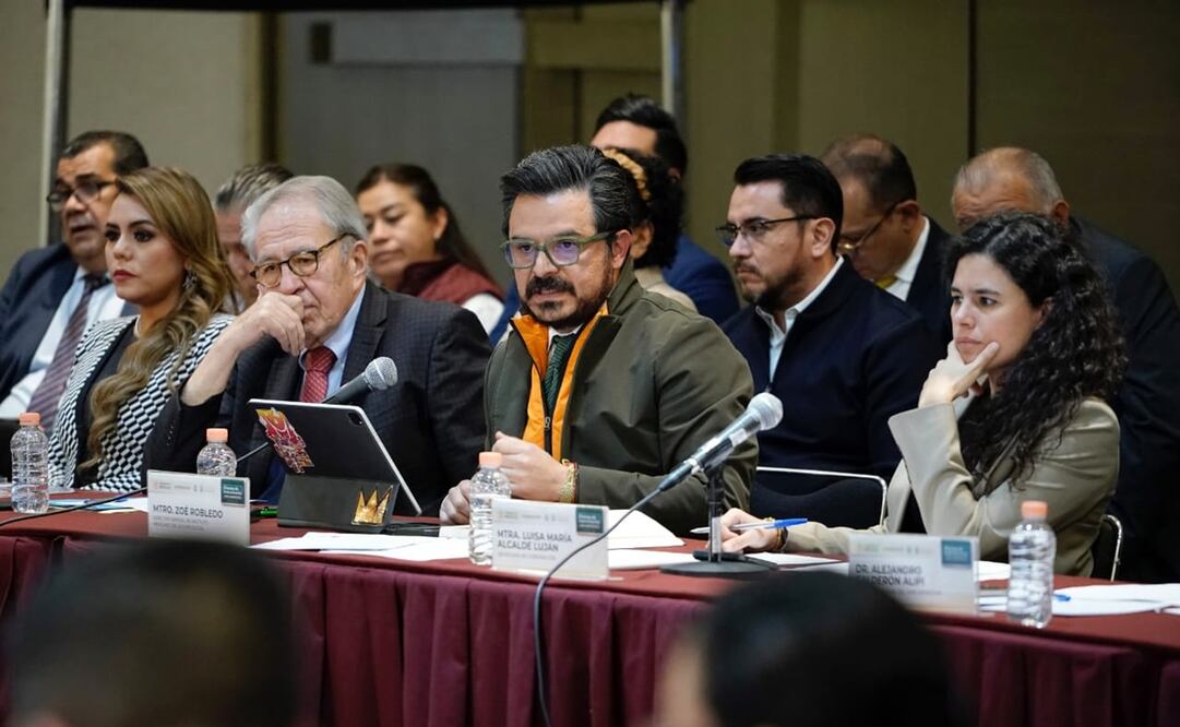 La planeación fue anunciada esta tarde en la sede de la Secretaría de Gobernación, donde se reunieron la titular, Luisa María Alcalde Luján; el secretario de Salud, Jorge Alcocer Varela; y el director general del OPD-IMSS Bienestar, Alejandro Calderón Alipi. Foto: Especial.