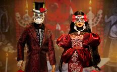Así es el exuberante vestido de Barbie Día de Muertos
