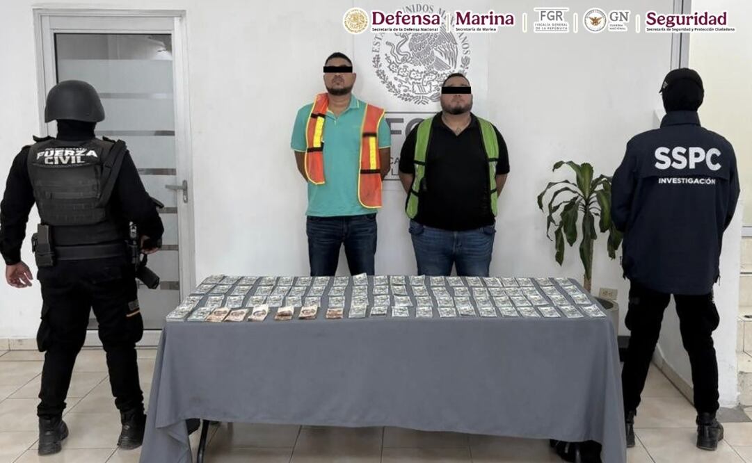 Detenidos en Nuevo León. Foto: tomada de X @OHarfuch