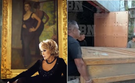 Aseguran que el cuadro de Silvia Pinal, pintado por Diego Rivera, fue sacado de la casa de la actriz