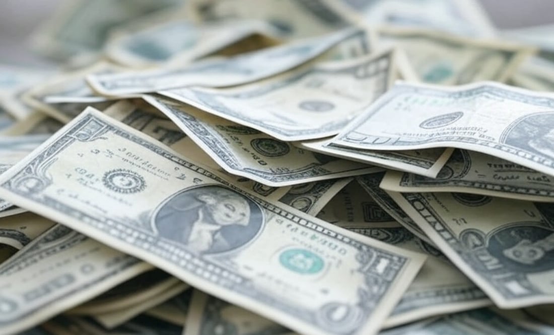 Tras una racha de seis sesiones de ganancias, la divisa mexicana en los mercados internacionales concluyó alrededor de 20.44 pesos por dólar. (18/02/25) Foto: Creada con IA/ Grok