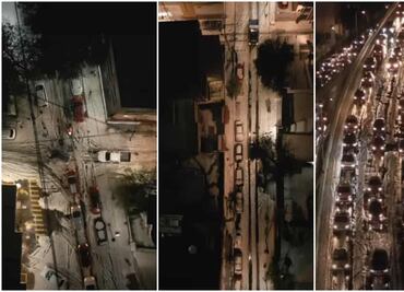 La granizada a ojo de drone