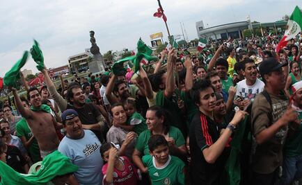 Mexican soccer fans in Russia