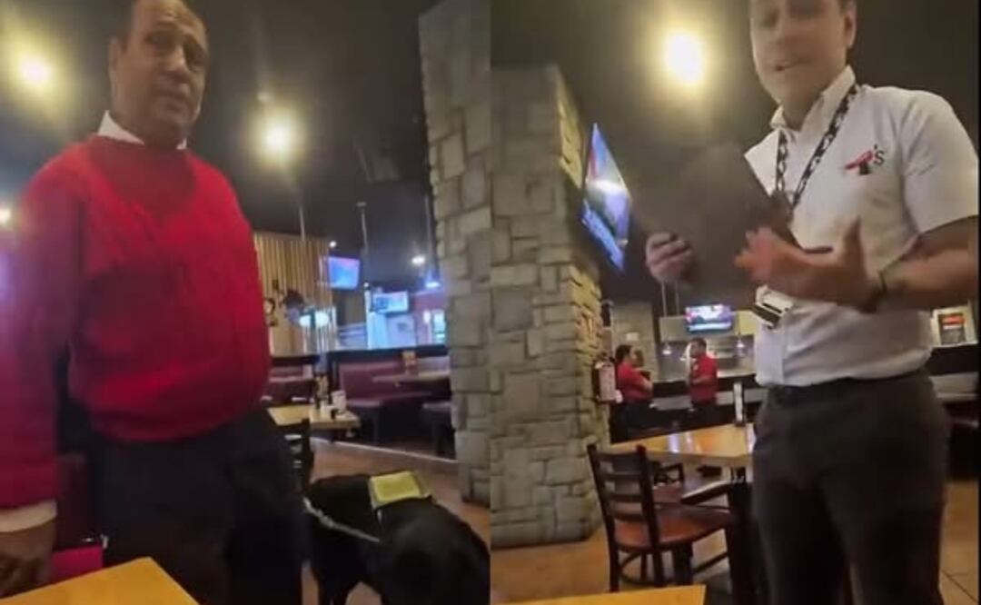 La cadena de restaurantes  Chili’s México reconoció que un hombre con discapacidad visual, quien estaba acompañado de su perro guía, fue discriminado en uno de sus restaurantes ubicado en Xalapa, Veracruz. Foto: Captura de pantalla