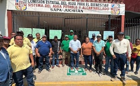 Trabajadores toman instalaciones de la Comisión Estatal del Agua para el Bienestar en Oaxaca; exigen aumento salarial
