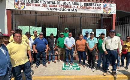 Trabajadores toman instalaciones de la Comisión Estatal del Agua para el Bienestar en Oaxaca; exigen aumento salarial