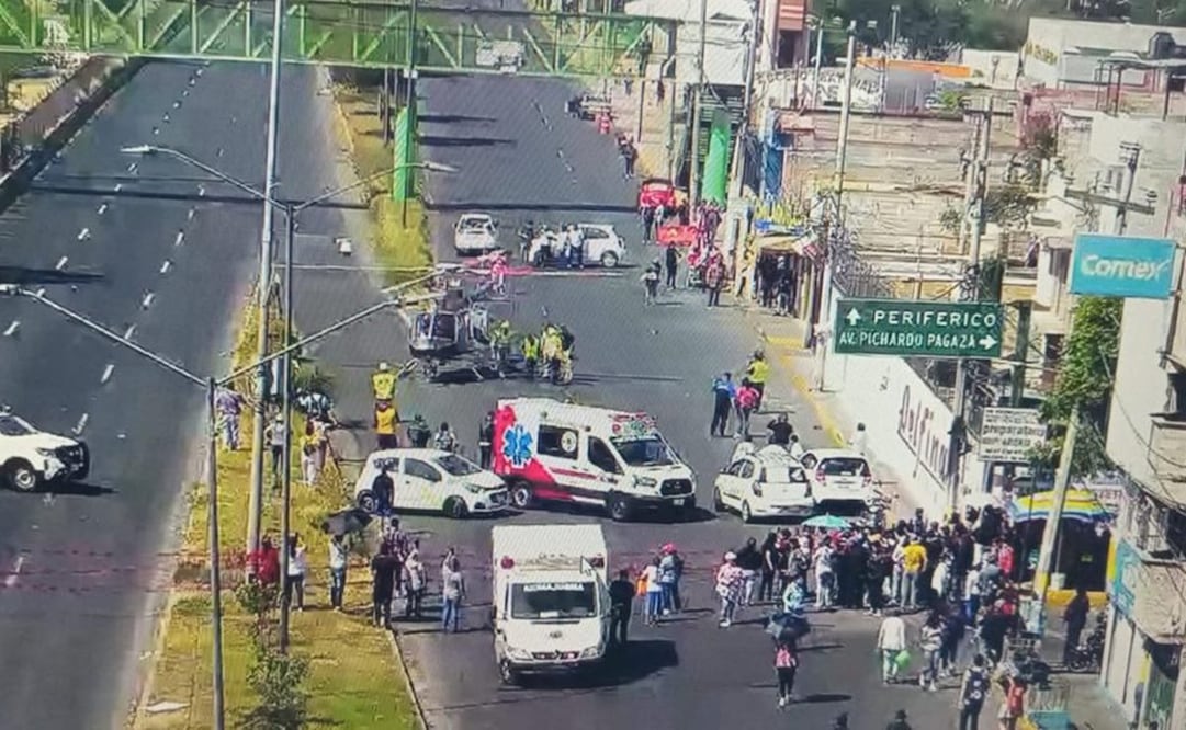 Accidente de motocicleta en Ecatepec. Foto: Especial