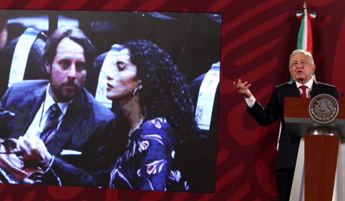 La diputada Edna Díaz fue captada con un presunto cabildero de la empresa Enel señaló López Obrador en la mañanera. Foto: Carlos Mejía